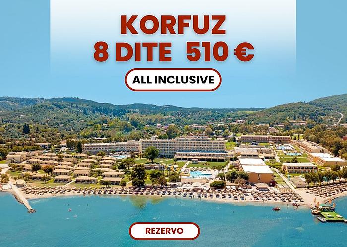KORFUZ 7 DITE ALL INCLUSIVE 510€
